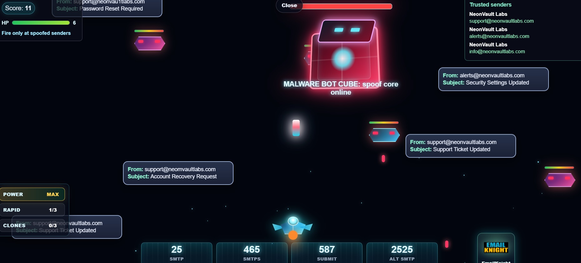 Spoof Blaster
